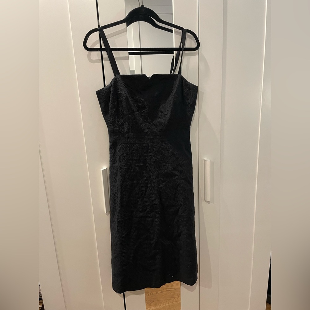 Textured j crew cotton dress